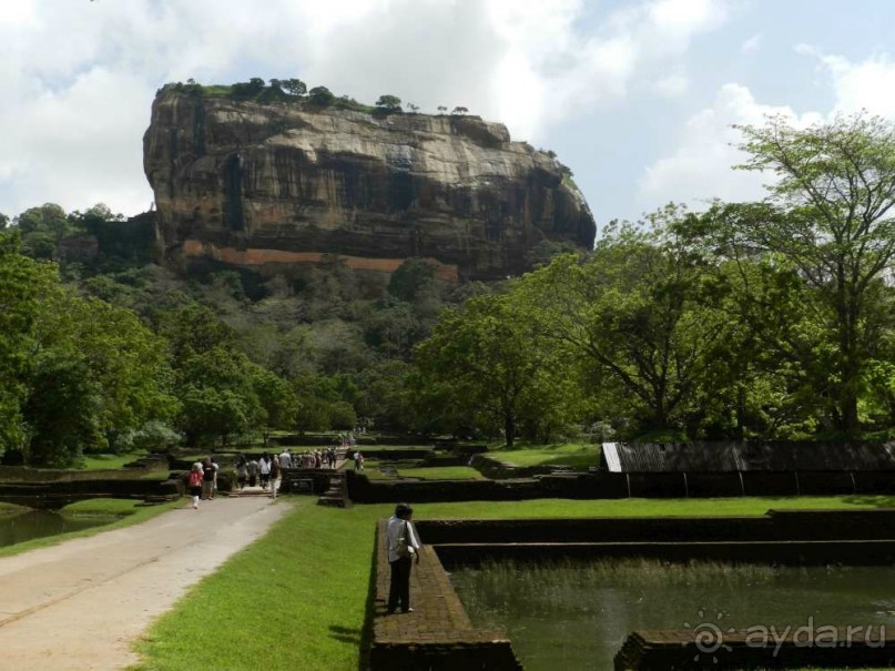 Сигирия вид на гору крепость