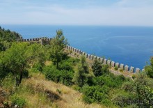 На крепость в Алании  - с ребенком 3х лет