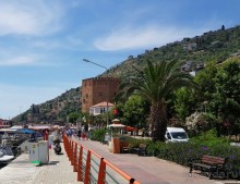 На крепость в Алании  - с ребенком 3х лет