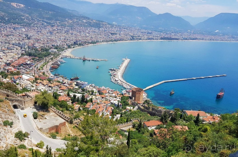 На крепость в Алании  - с ребенком 3х лет