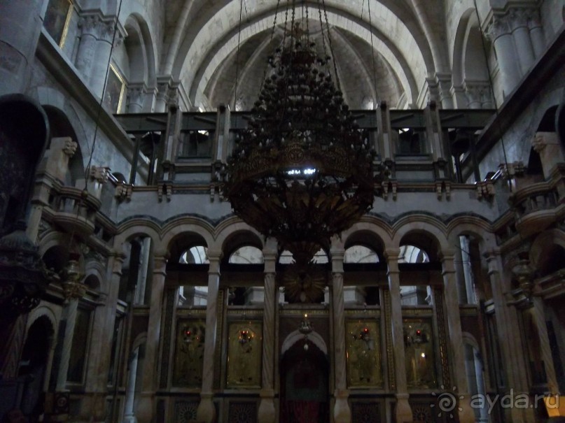 в храме Гроба Господня