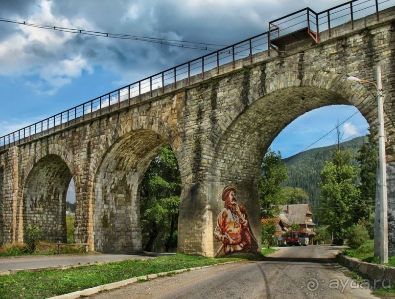«Виадук Довбуша» — самый эффектный вид! (Ворохта)