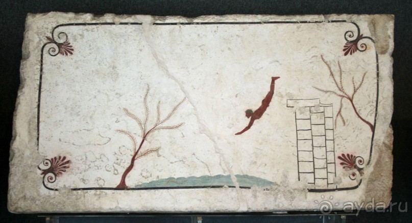 гробница Ныряльщика, хранится в археологическом музее Пестум