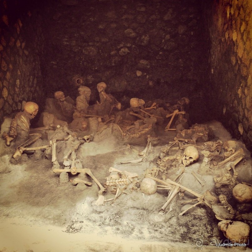 Альбом отзыва "путешествие по раскопкам древнего города Помпеи"