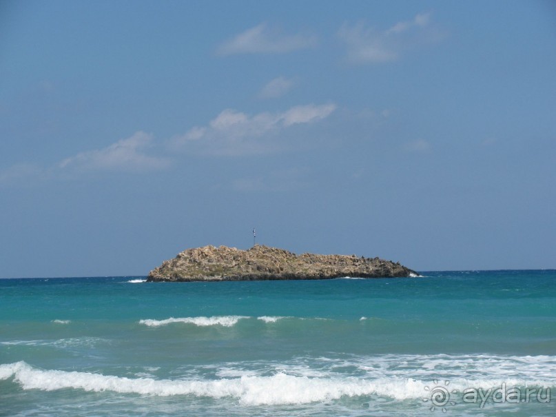 Вид с пляжа.