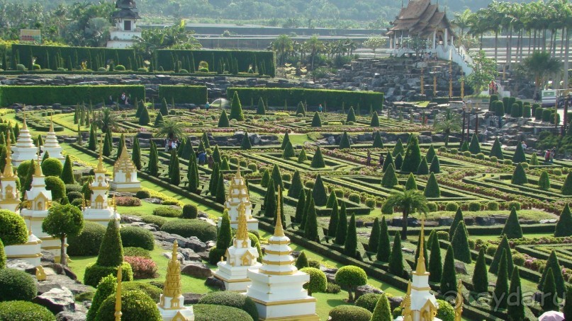 Прекрасный, восхитительный зеленый оазис на берегу Сиамского залива