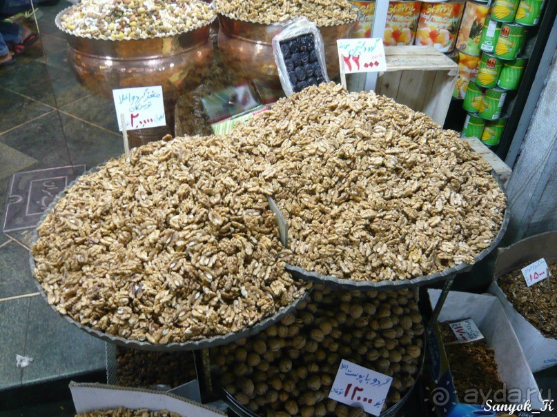 Книга "Незабываемый Иран". Глава 2.2 Базар Тегерана (золото, фрукты и пряности)