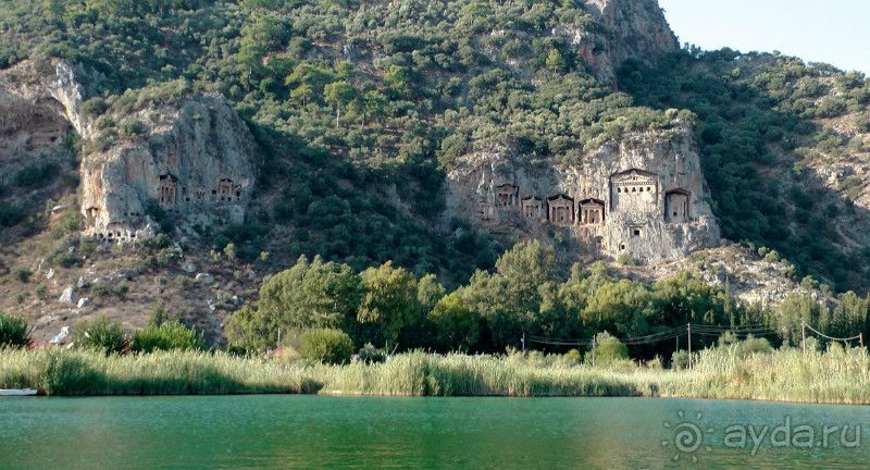 Дальян, плывем по реке в античный город Каунос.