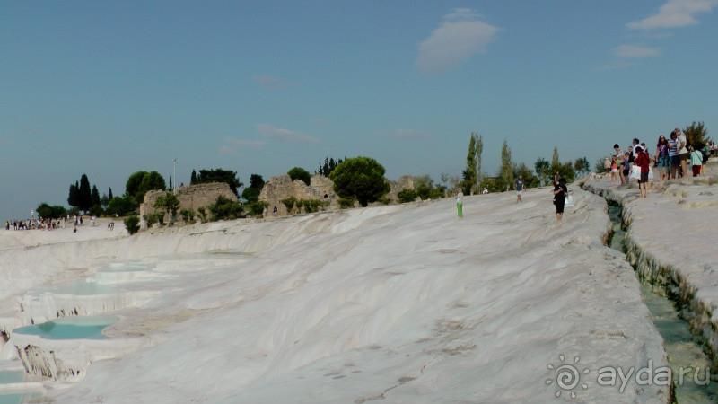 Самое яркое впечатление от тура по Турции - невероятный курорт Памуккале.