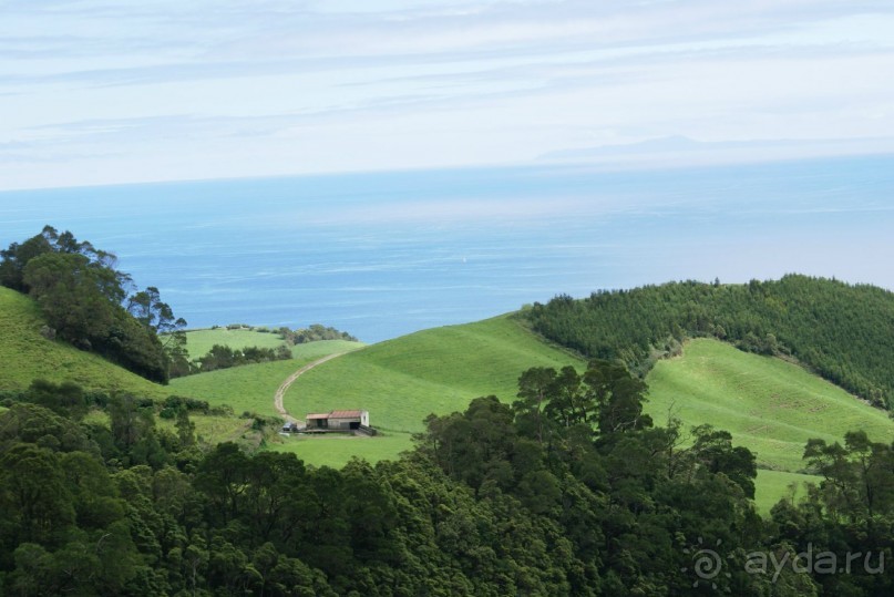 Зеленый остров Сан-Мигел. Азоры.