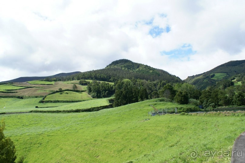 Зеленый остров Сан-Мигел. Азоры.