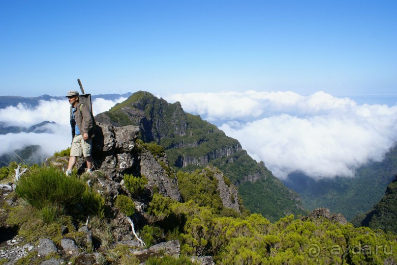 На хребте к Пику Руйву.