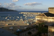 Вид из номера отеля Панорамик г.Джардини Наксос