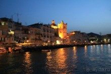 Искья Понте вечером