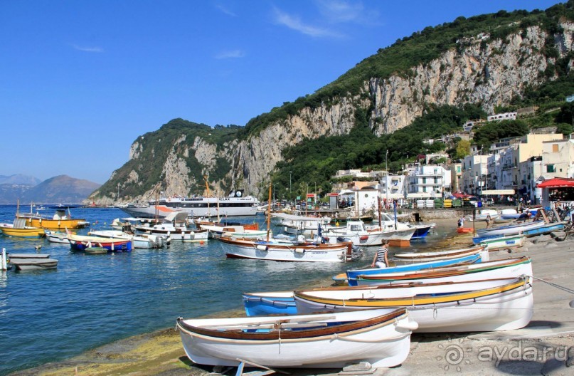 Порт острова Капри