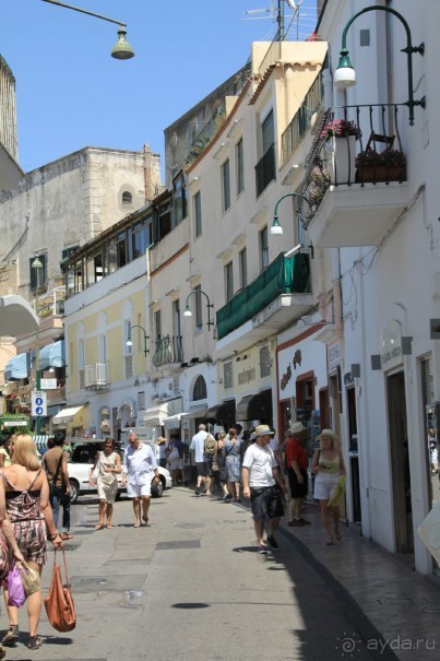 Первые шаги в городе Капри