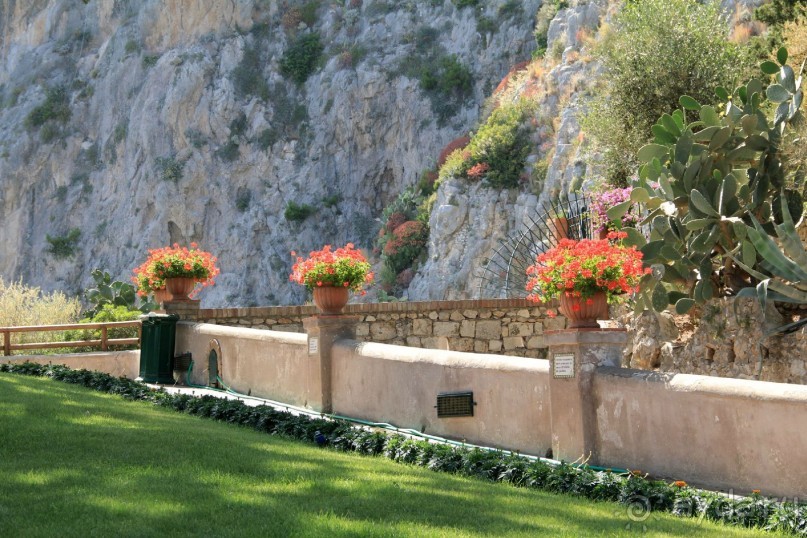 Часть садов Августа ближе к виа Круп