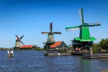 Поездка в Заандам и Заансе Сханс с The Amsterdam and Region Day Ticket.