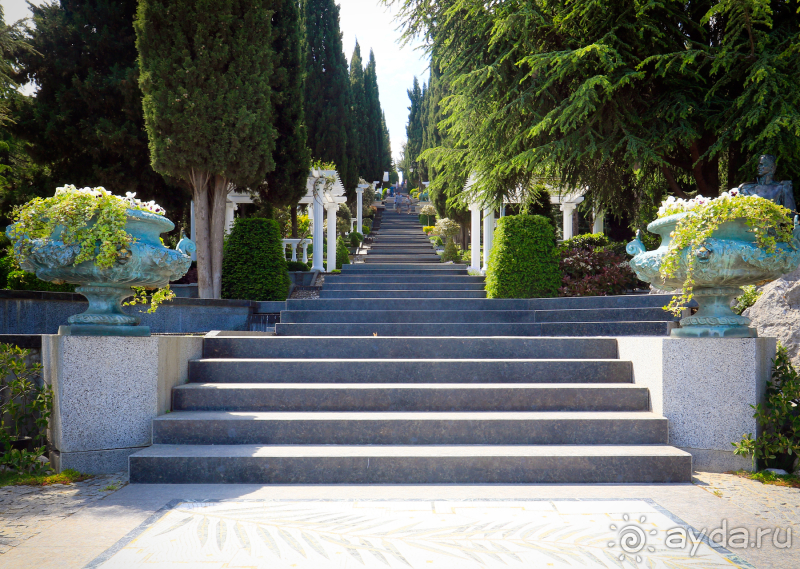 Парк Парадиз. Санаторий Айвазовское. Партенит. Крым