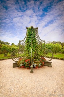 Рига, окрестности. Рундальский дворец и сад. Архитектор Франческо Бартоломео Растрелли.