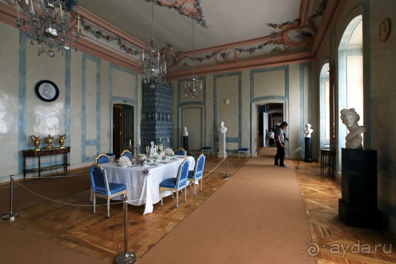 Рига, окрестности. Рундальский дворец и сад. Архитектор Франческо Бартоломео Растрелли.