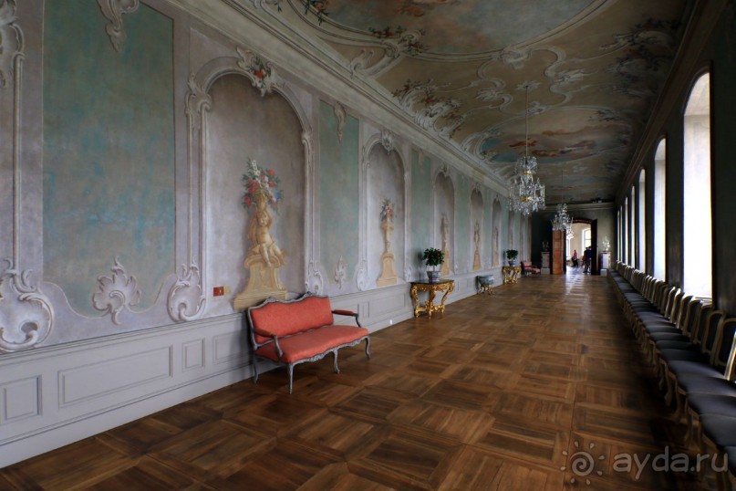 Рига, окрестности. Рундальский дворец и сад. Архитектор Франческо Бартоломео Растрелли.