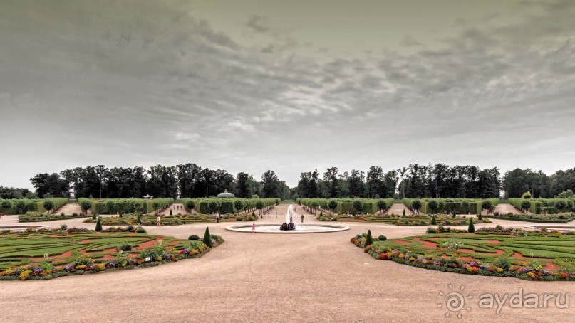 Рига, окрестности. Рундальский дворец и сад. Архитектор Франческо Бартоломео Растрелли.