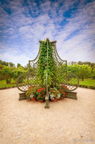 Рига, окрестности. Рундальский дворец и сад. Архитектор Франческо Бартоломео Растрелли.