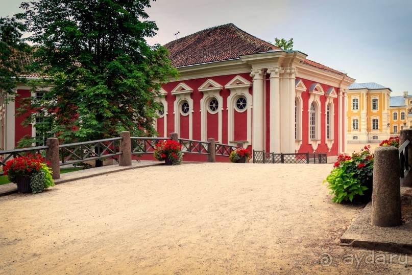 Рига, окрестности. Рундальский дворец и сад. Архитектор Франческо Бартоломео Растрелли.