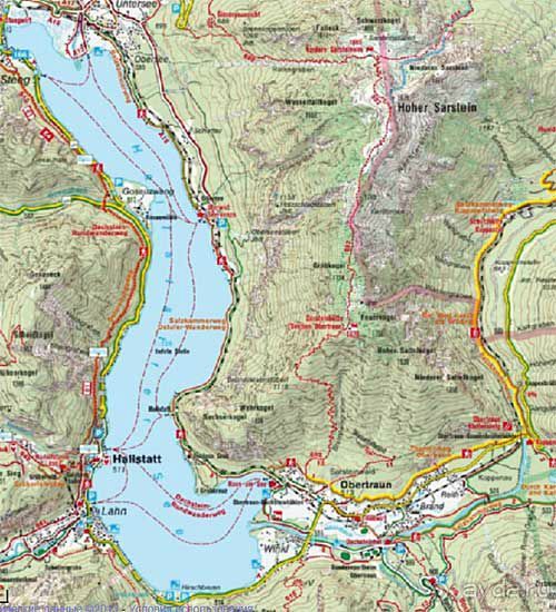 На вершину Сарстейн. Обертраун. Зальцкамергут. Австрия. 