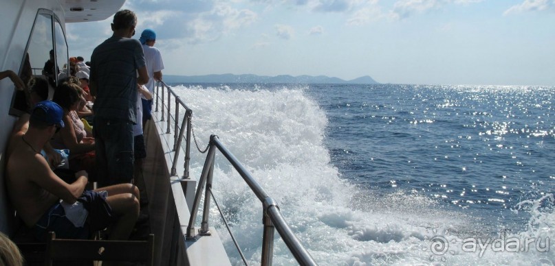 В круизе "Трезубец Посейдона" на соседний п-ов Ситония.