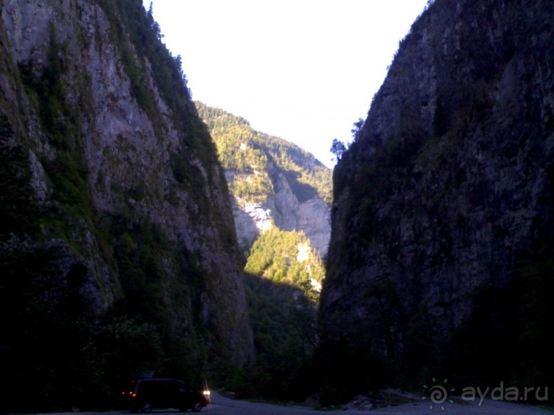 АБХАЗИЯ-КРАСНАЯ ПОЛЯНА-СОЧИ. ТРУДНАЯ ДОРОГА.