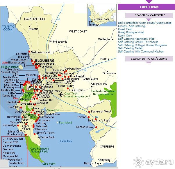 как и где жить в Кейпе