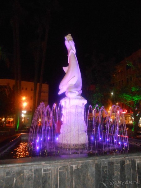 В горде много фонтанов