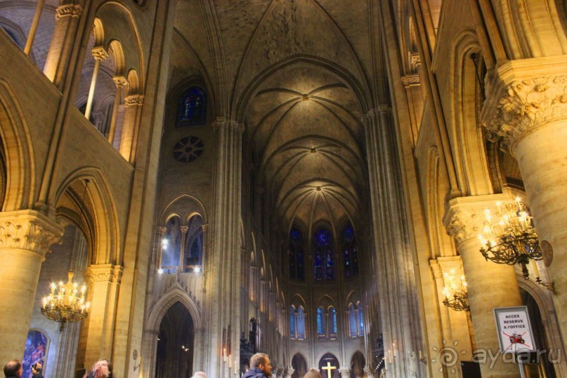 В соборе Парижской Богоматери. Павриж.