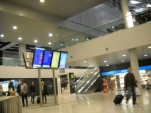 В аэропорту.