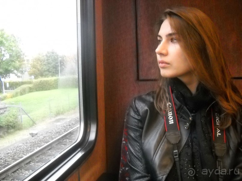   Едем за город.