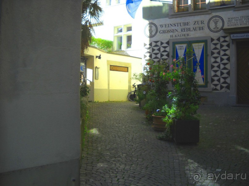 На улочках  Цюриха.