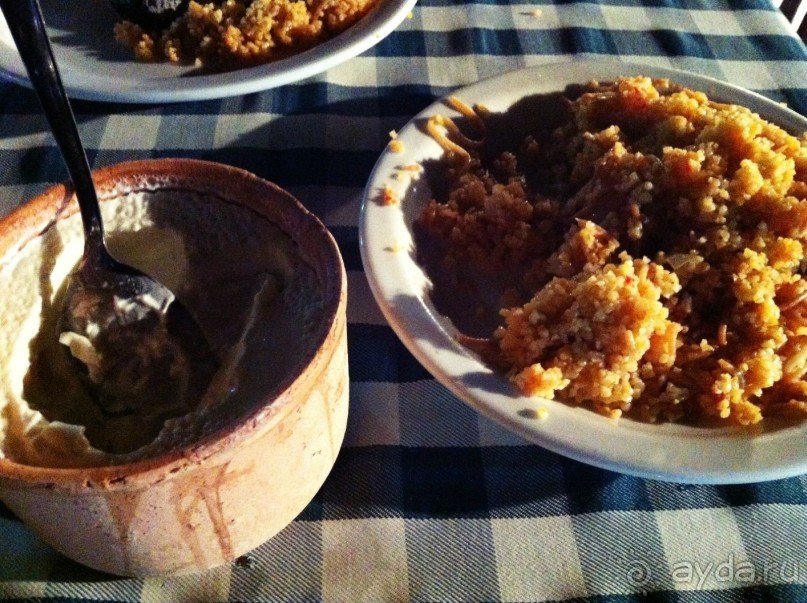 В местном кафе. Вкуснятина!