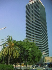 Барселона. Из окна автобуса