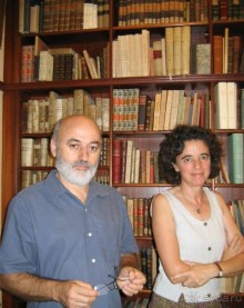 Супруги: Дон Хосе дель Рио и Тереза Меркаде - владельцы букинистического магазина в Таррагоне на ул.Cos del Bou, 14