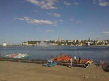 Чебоксары. Вид на залив от монумента Матери