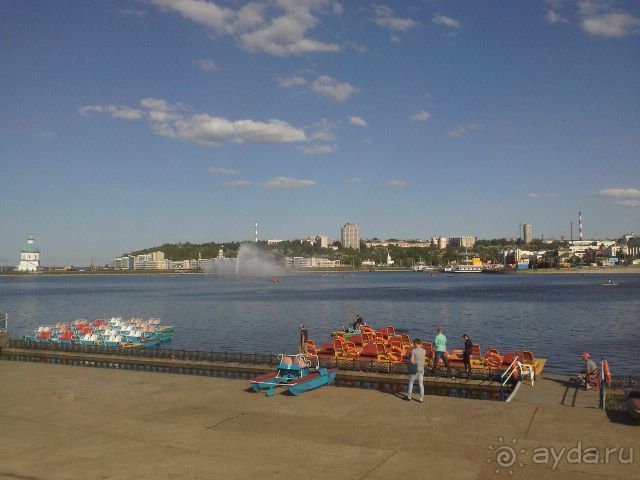 Чебоксары. Вид на залив от монумента Матери