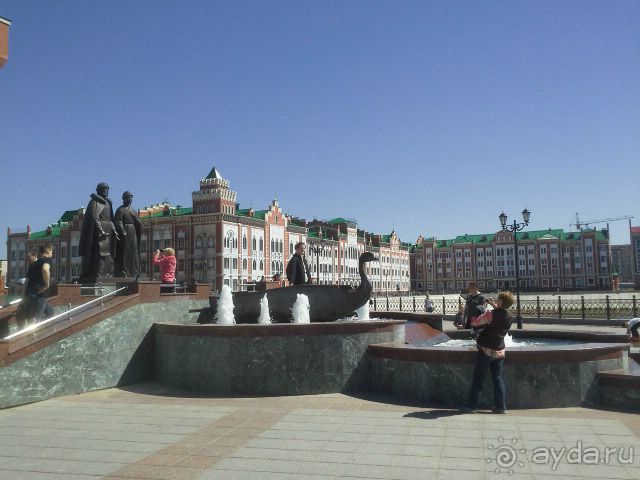 Йошкар-Ола. Пямятник Петру и Февронии