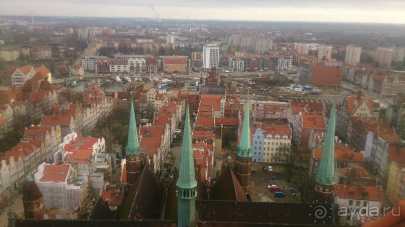 Гданьск. Вид сверху