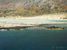 Остров Грамвуса и бухта Балос. Греция.