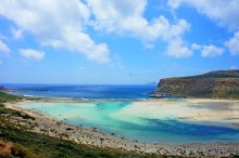 Остров Грамвуса и бухта Балос. Греция.