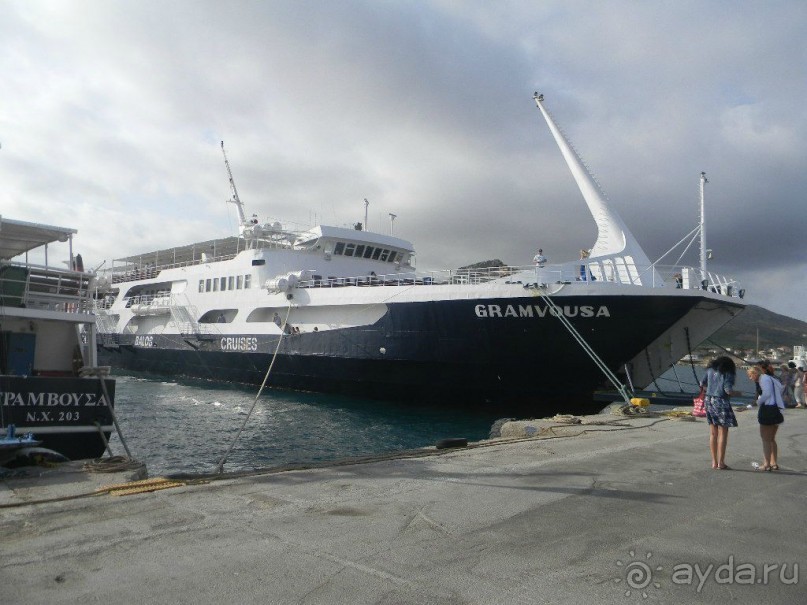 Остров Грамвуса и бухта Балос. Греция.