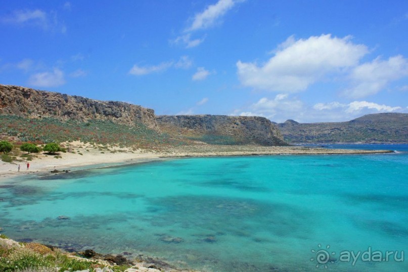 Остров Грамвуса и бухта Балос. Греция.