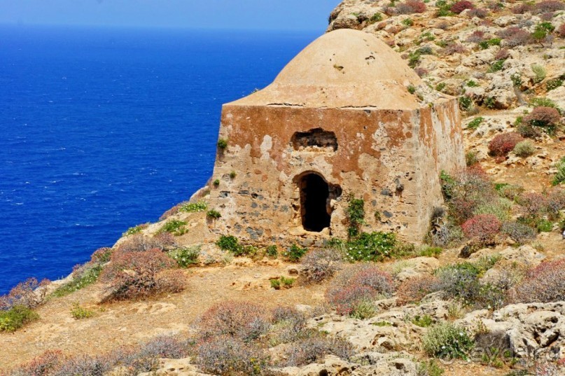 Остров Грамвуса и бухта Балос. Греция.